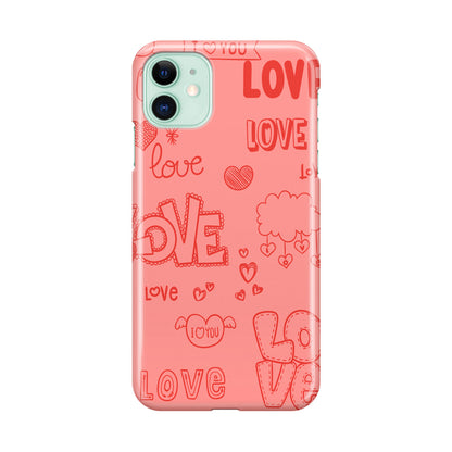 Pink Lover iPhone 11 Case