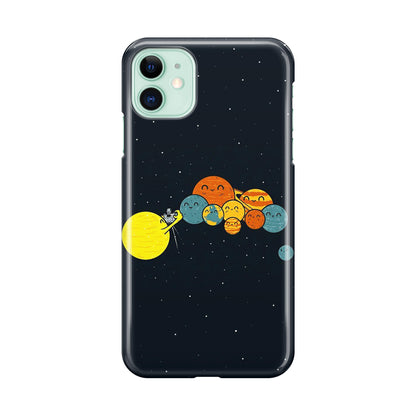 Planet Cute Illustration iPhone 12 mini Case