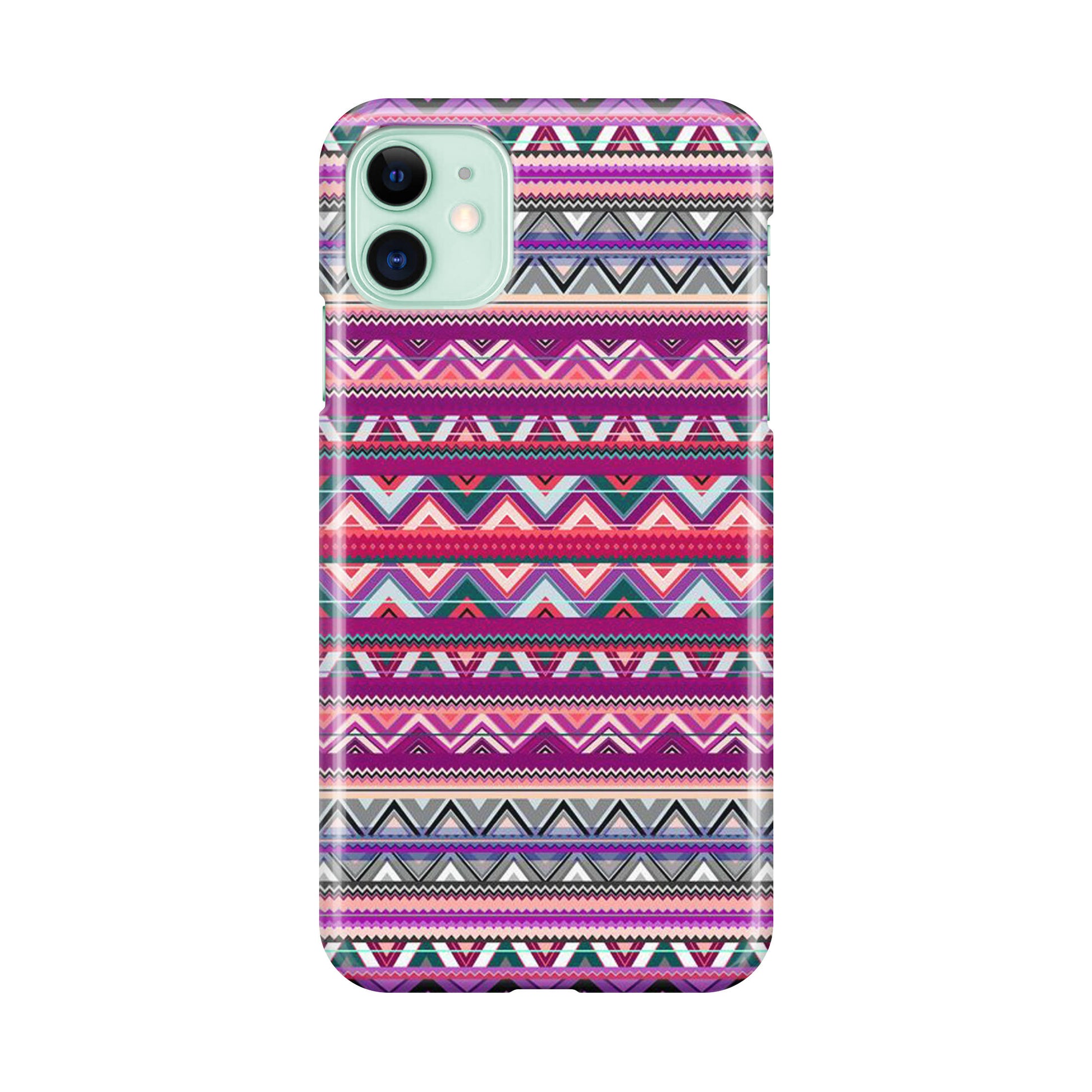 Purple Aztec Art iPhone 11 Case