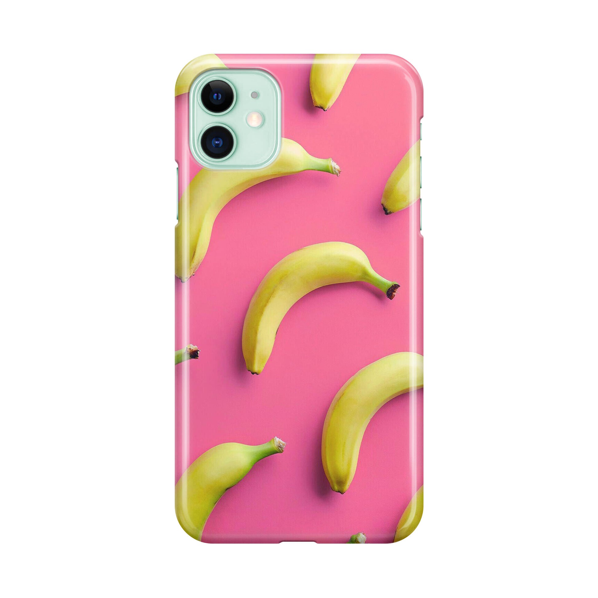 Real Bananas Fruit Pattern iPhone 12 Case