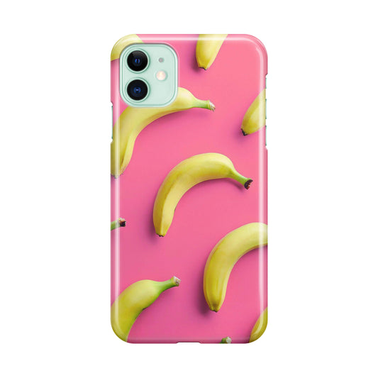 Real Bananas Fruit Pattern iPhone 12 mini Case