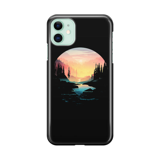 River Path at Dusk iPhone 11 Case