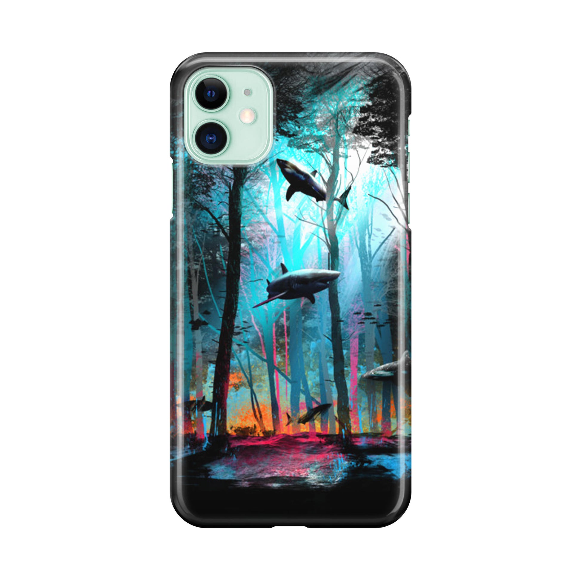 Shark Forest iPhone 11 Case