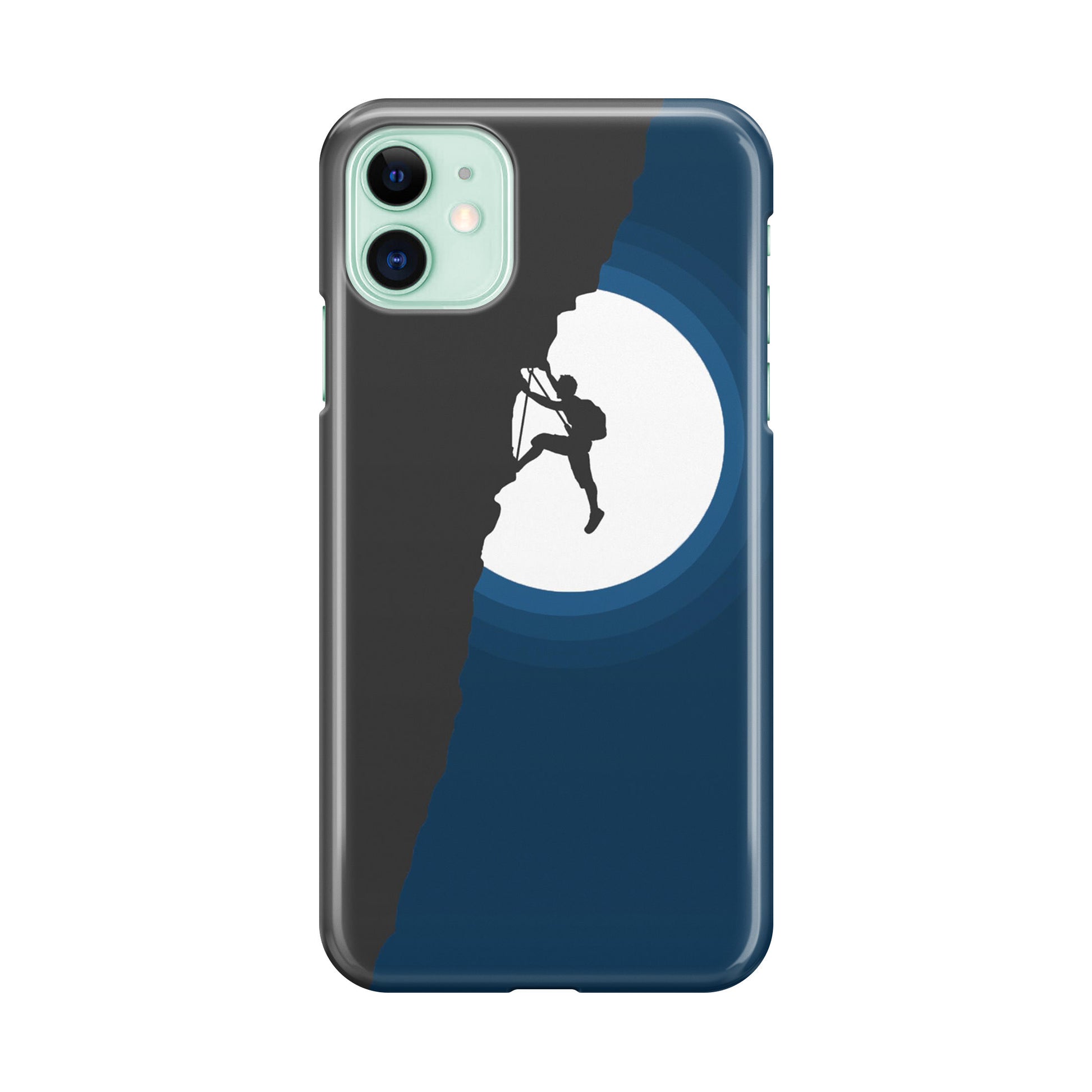 Silhouette of Climbers iPhone 11 Case