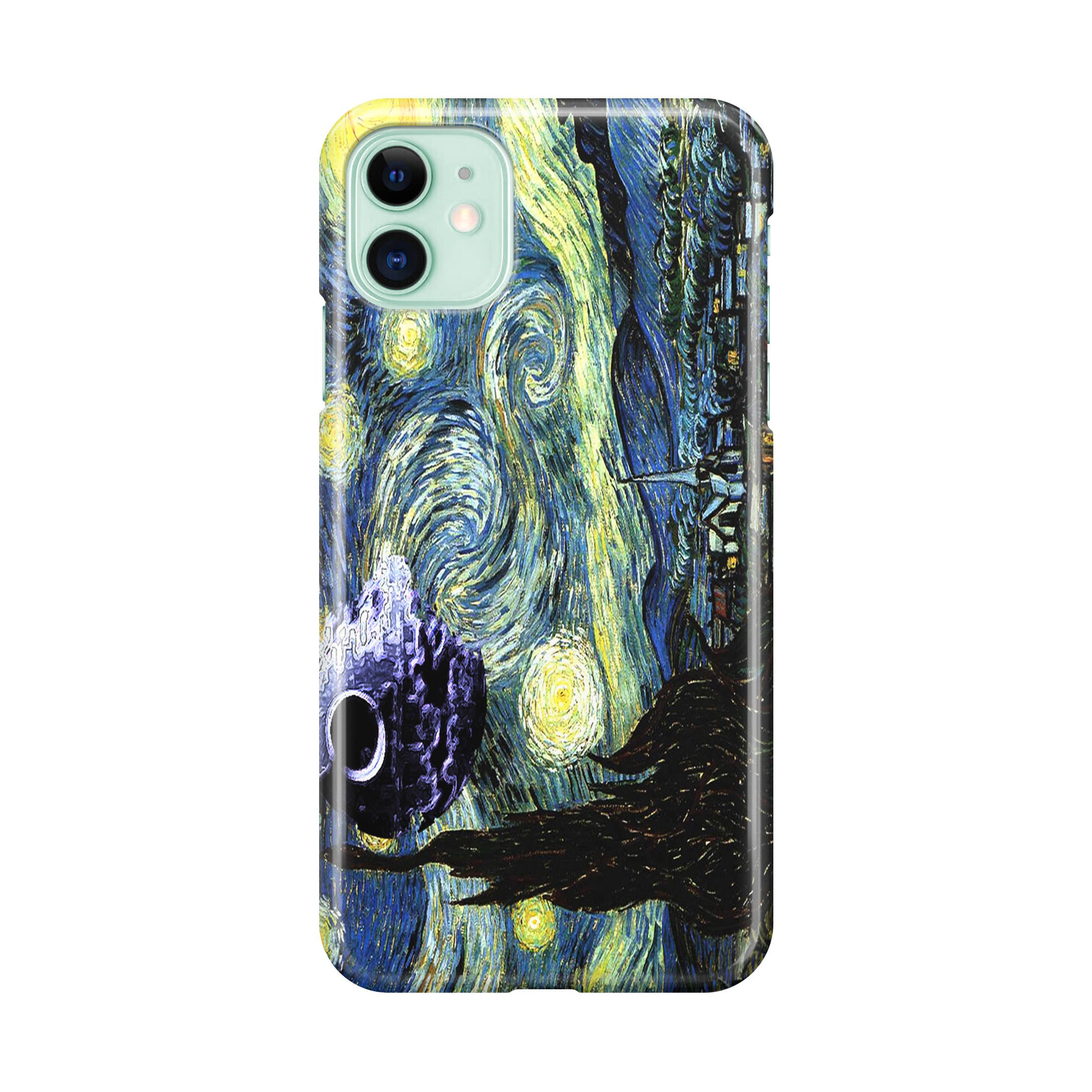 Skellington on a Starry Night iPhone 12 Case