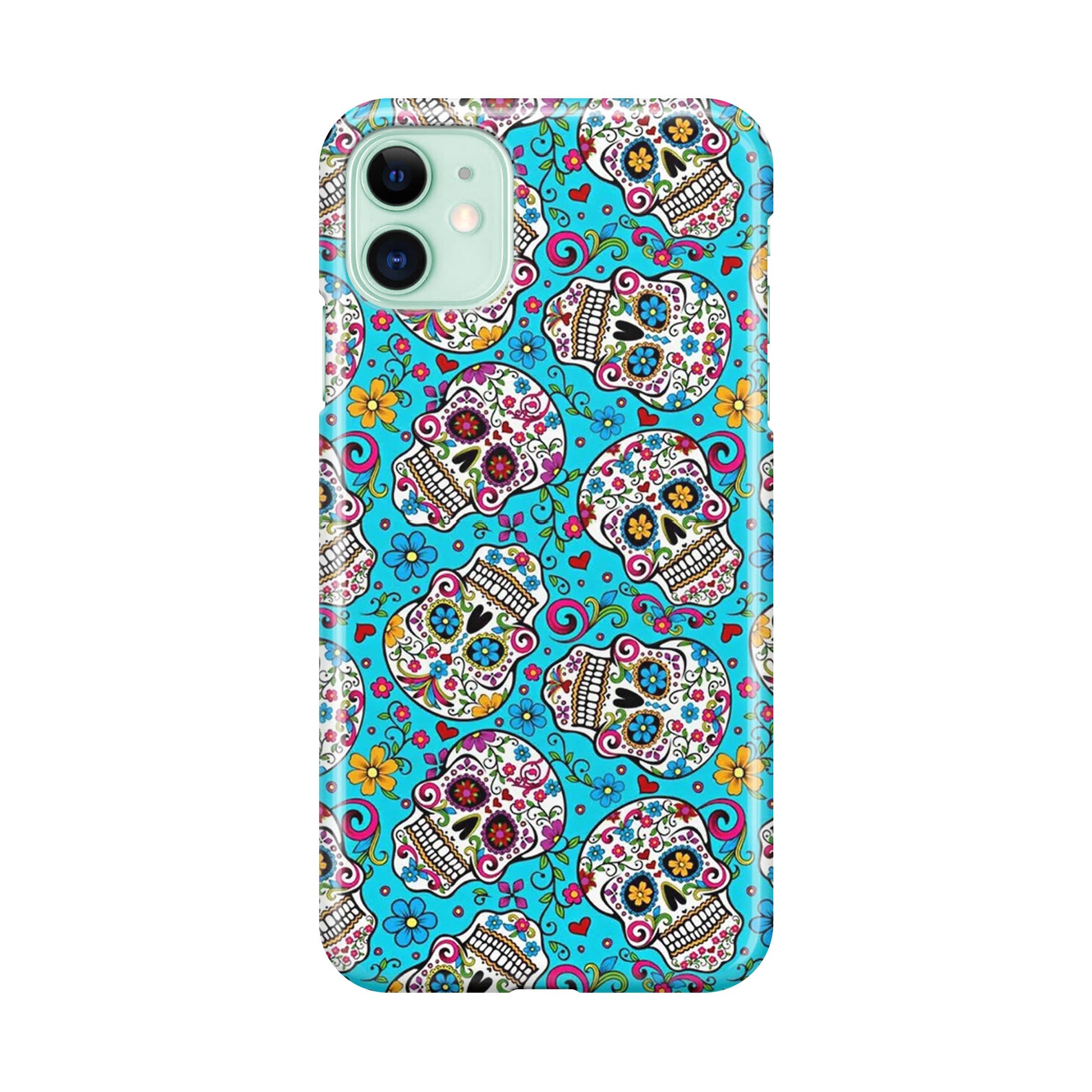 Skull Floral Sugar iPhone 11 Case