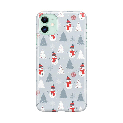 Snowmans Pattern iPhone 12 mini Case