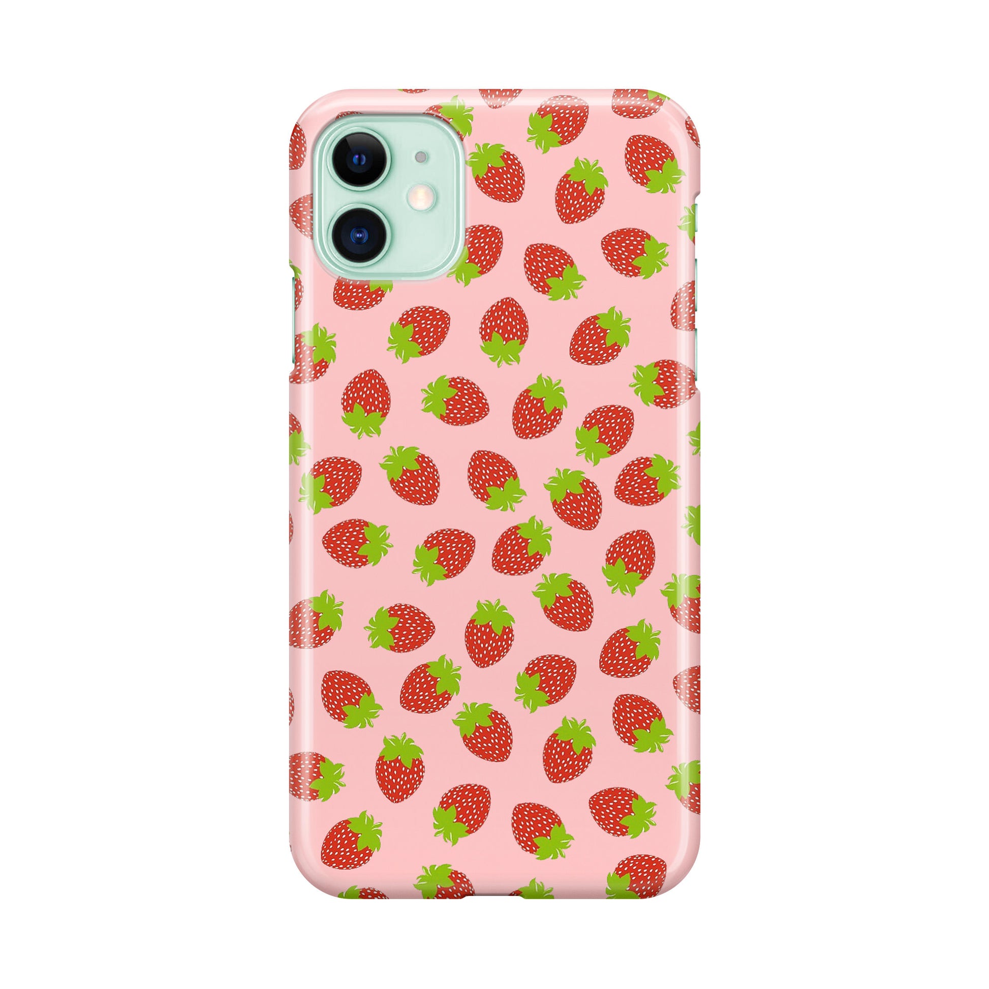 Strawberries Pattern iPhone 11 Case