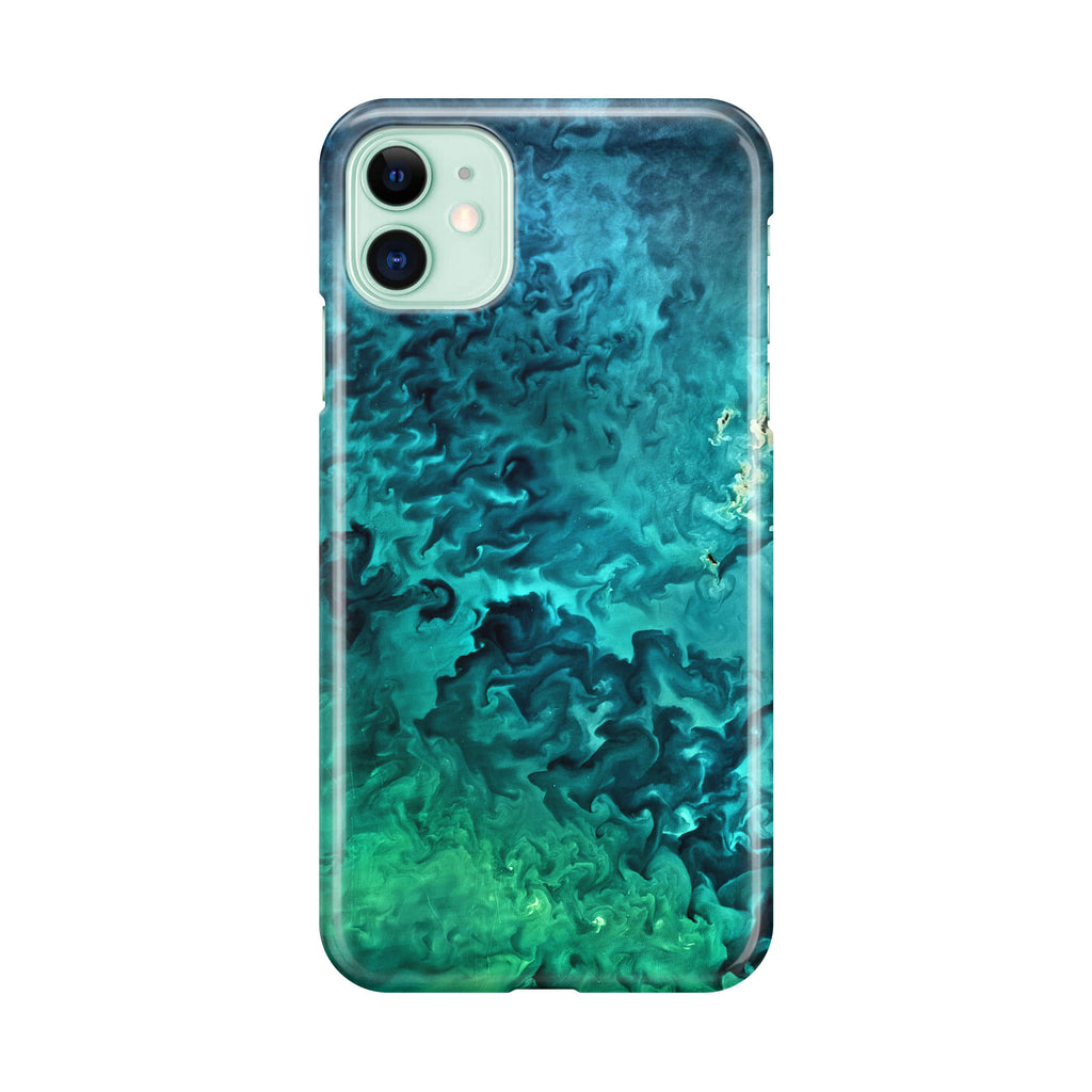Swirls In The Yellow Sea iPhone 12 Case