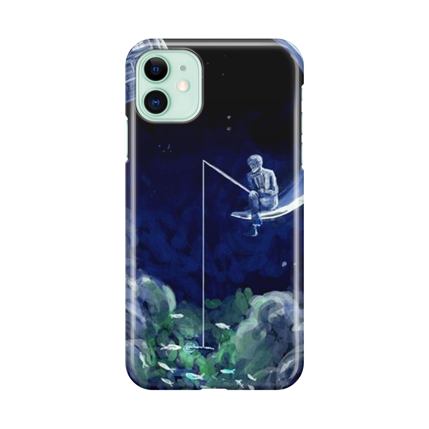 Tardis Walking To The Moon iPhone 11 Case