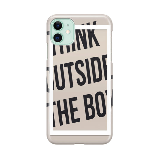 Think Outside The Box iPhone 11 Case