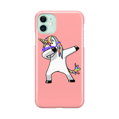 Unicorn Dabbing Pink iPhone 11 Case