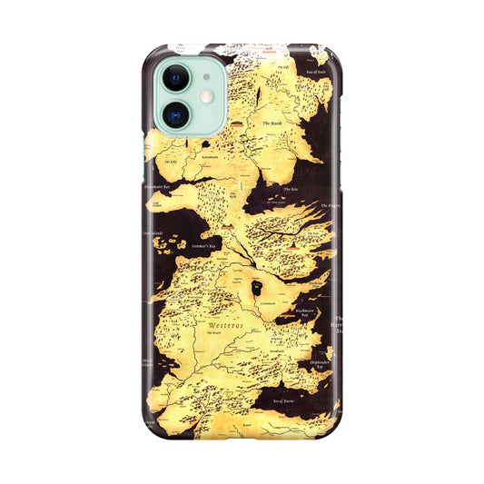 Westeros Map iPhone 11 Case