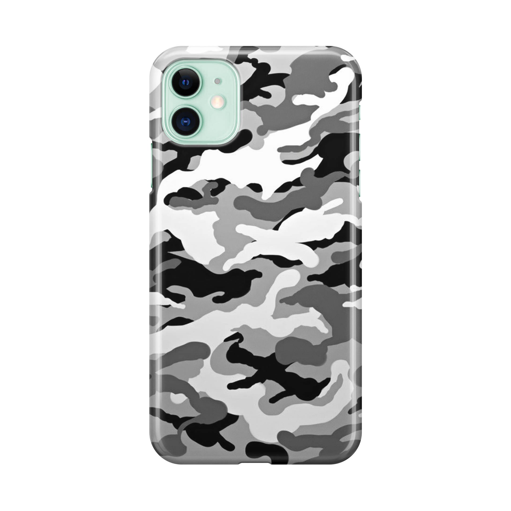 Winter Army Camo iPhone 12 mini Case
