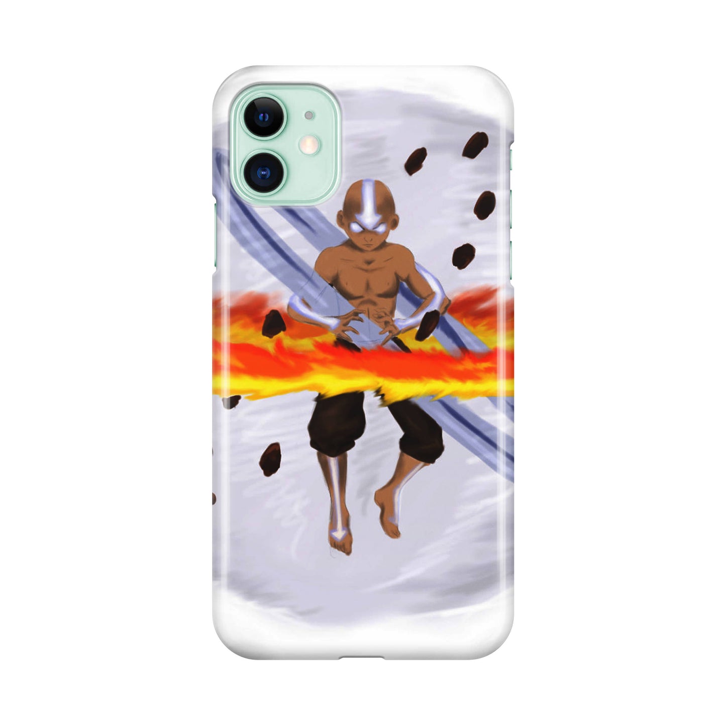 Avatar Aang Controls Four Elements iPhone 12 Case