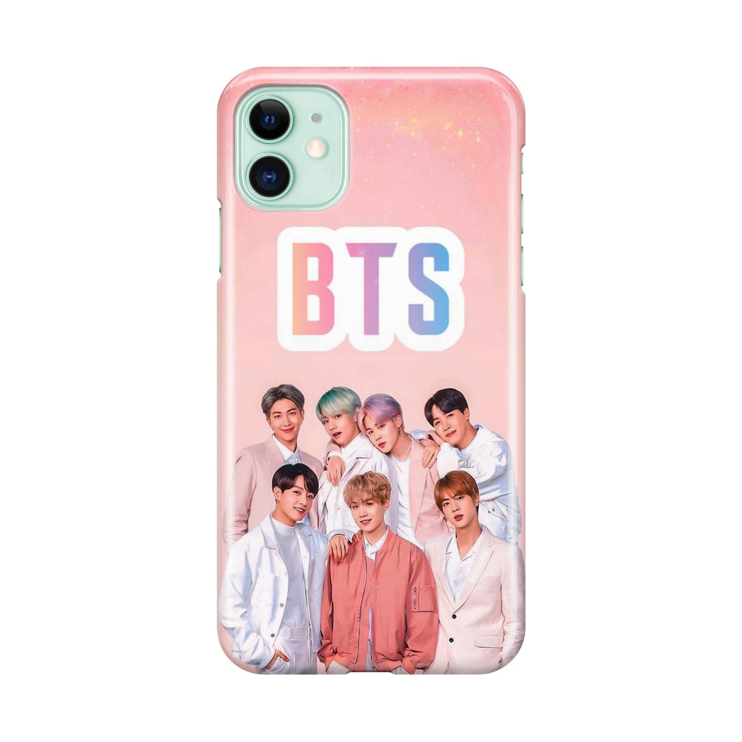 BTS Member in Pink iPhone 12 Case