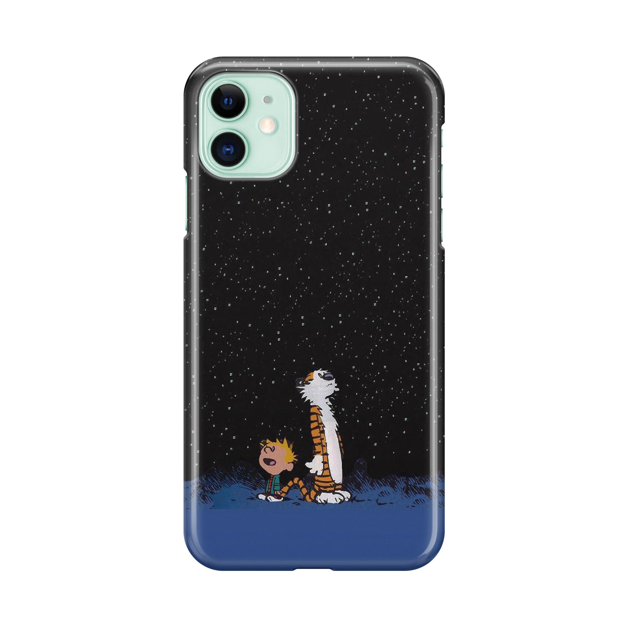 Calvin and Hobbes Space iPhone 12 Case