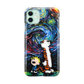 Calvin Art At Starry Night iPhone 11 Case