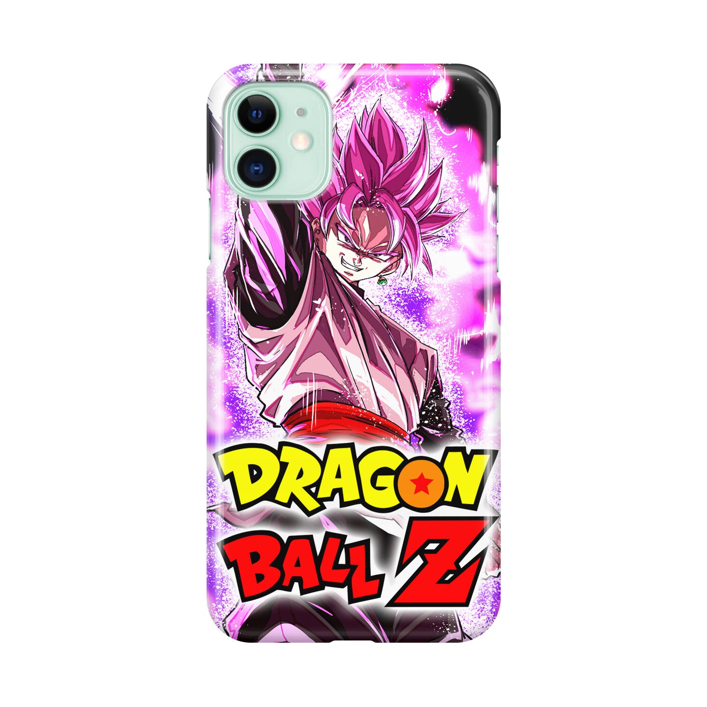 Dragon Ball Z Son Goku Black Rose Saiyan iPhone 12 Case