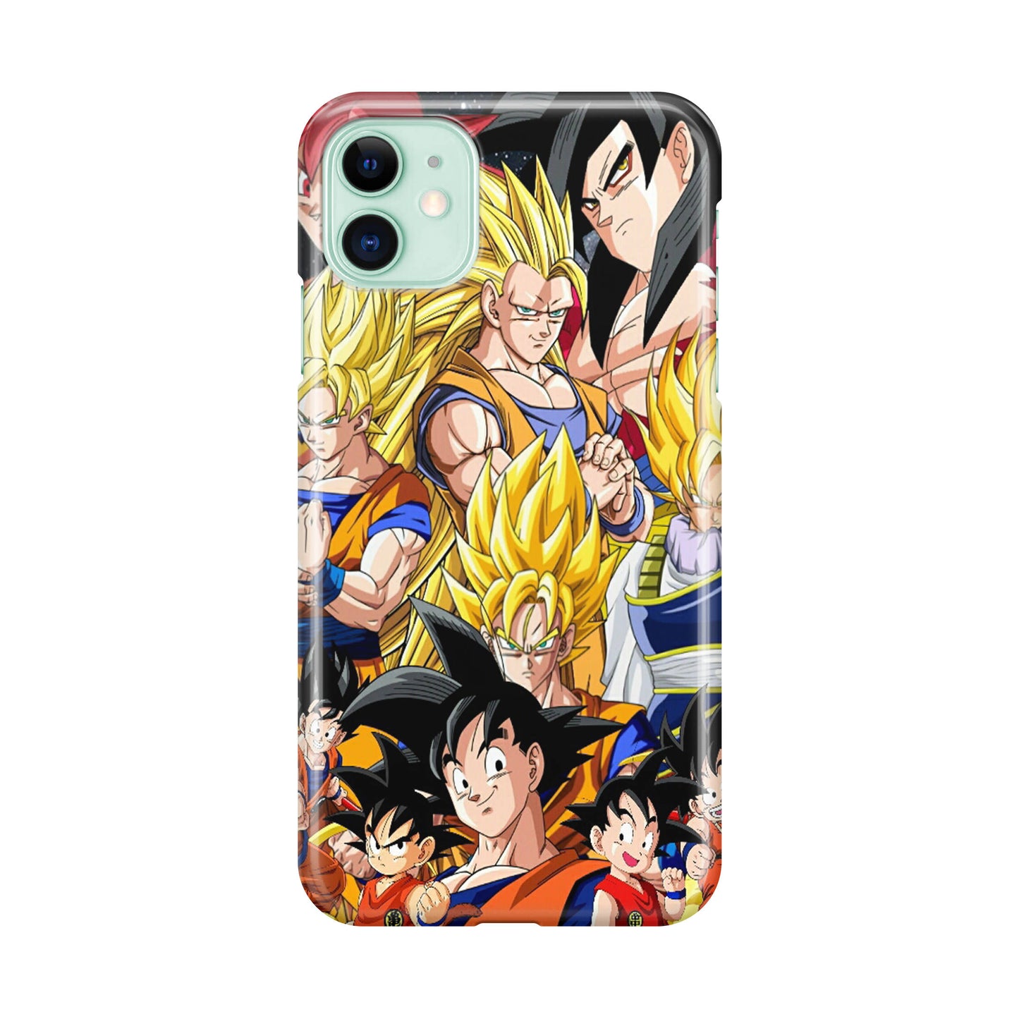 Dragon Ball Z Son Goku Transformation iPhone 12 Case