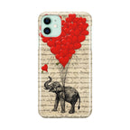 Elephant And Heart iPhone 12 Case