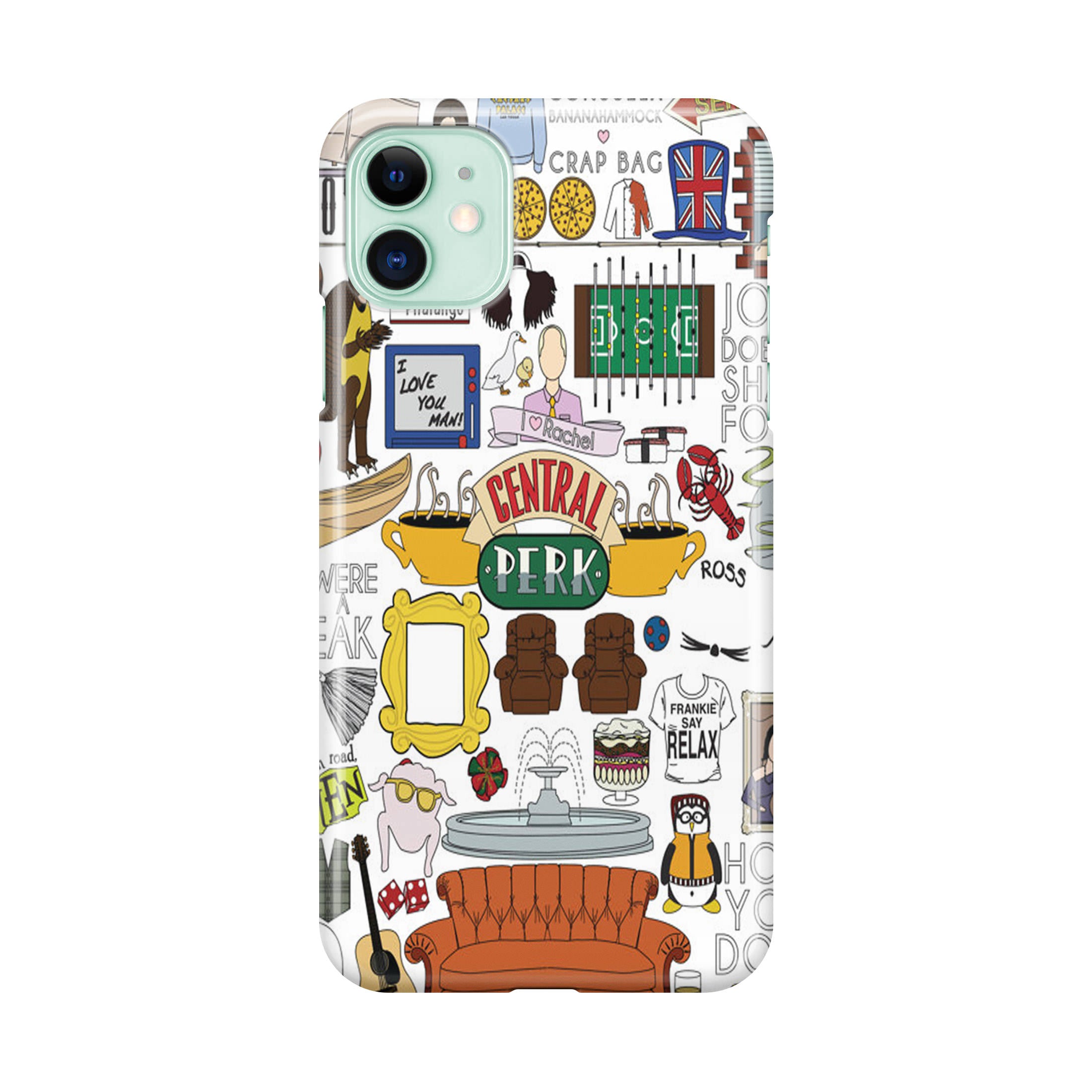 Friends TV Show Central Perk Sticker iPhone 12 mini Case