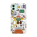 Friends TV Show Central Perk Sticker iPhone 11 Case