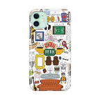Friends TV Show Central Perk Sticker iPhone 11 Case