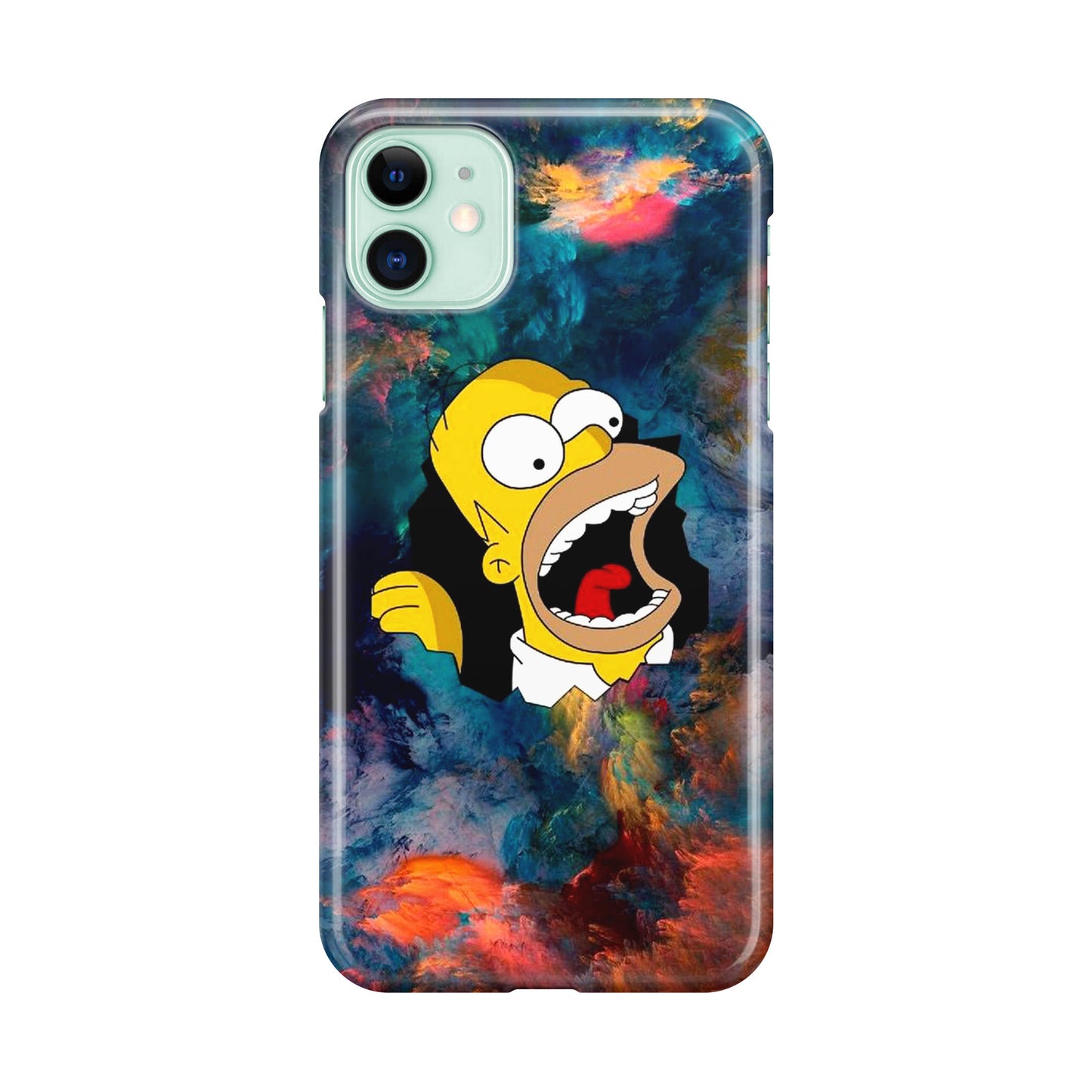 Homer Behind The Black Hole iPhone 12 Case