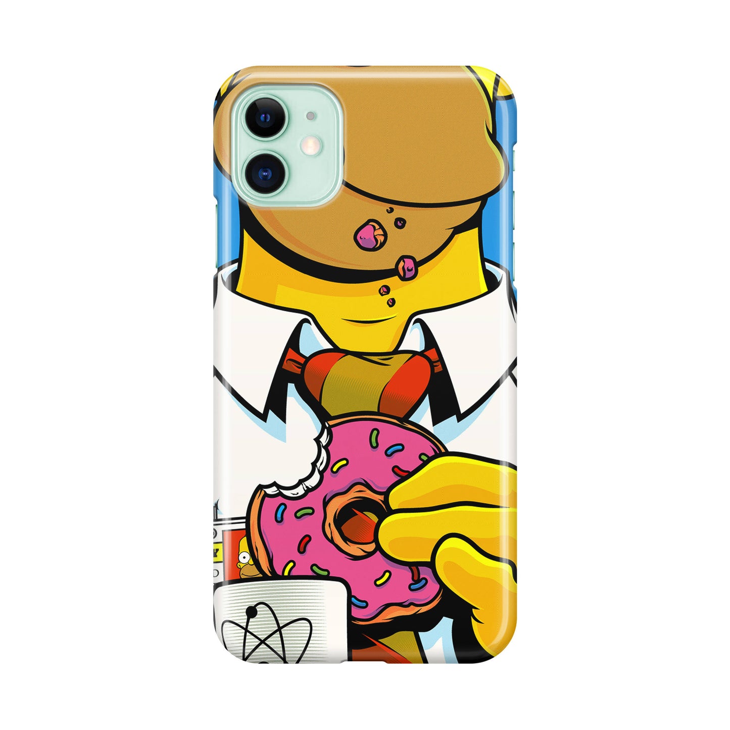 Homer Eats Donut iPhone 12 Case