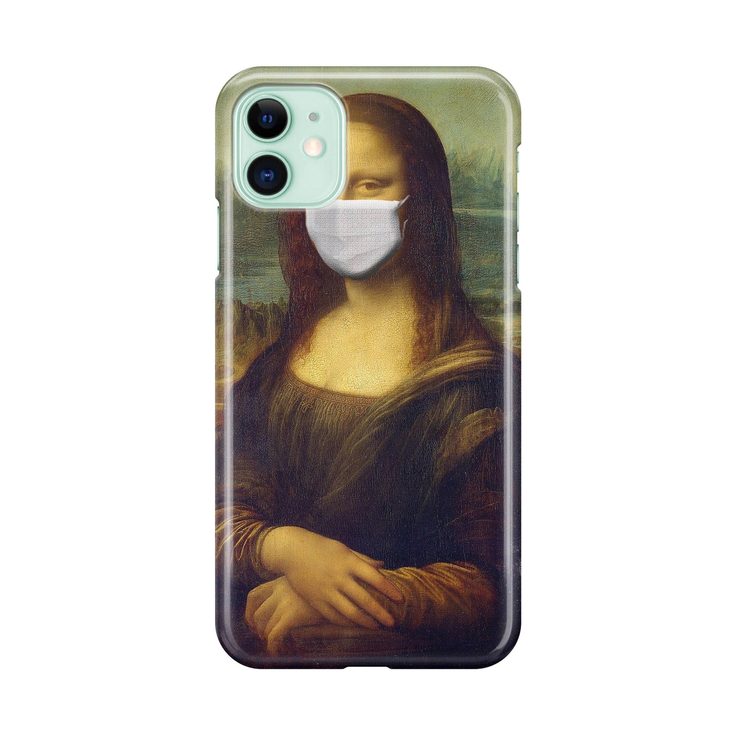 Monalisa In Pandemic iPhone 12 Case