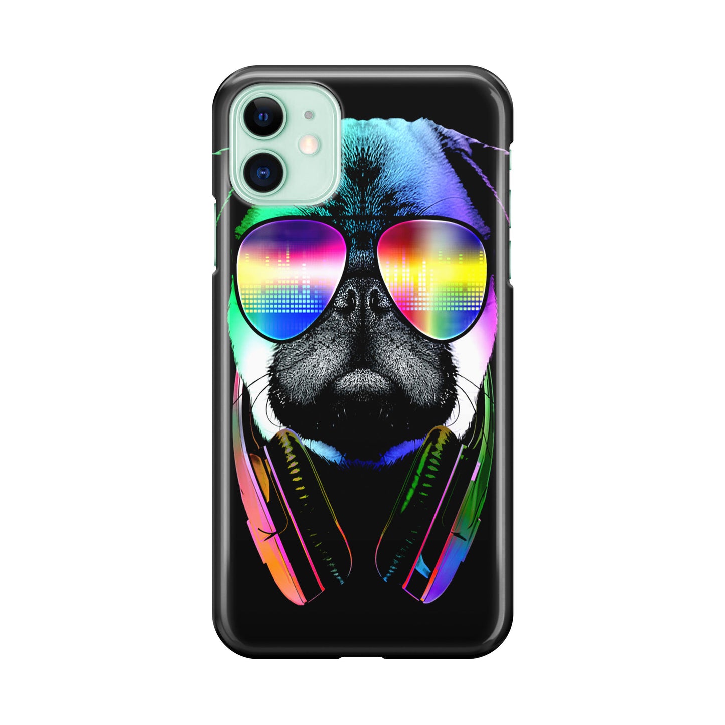 Music Lover Pug V iPhone 12 Case