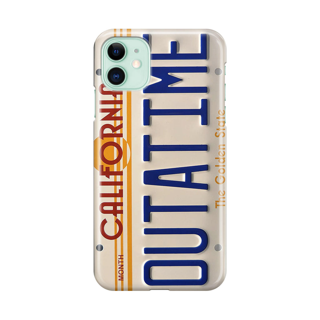 Back to the Future License Plate Outatime iPhone 12 mini Case