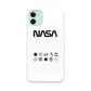 NASA Minimalist White iPhone 12 mini Case