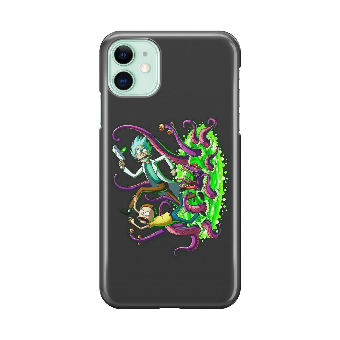 Rick And Morty Pass Through The Portal iPhone 11 Case