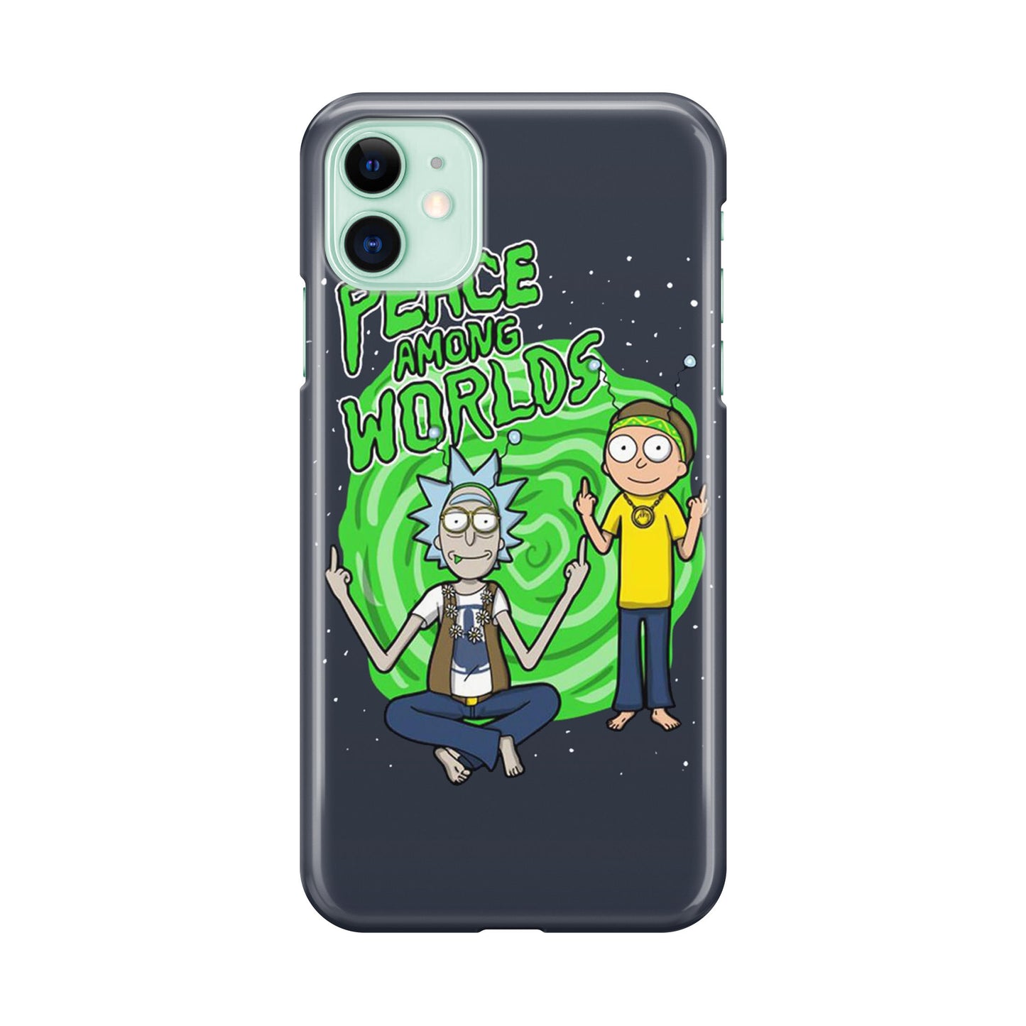 Rick And Morty Peace Among Worlds iPhone 11 Case