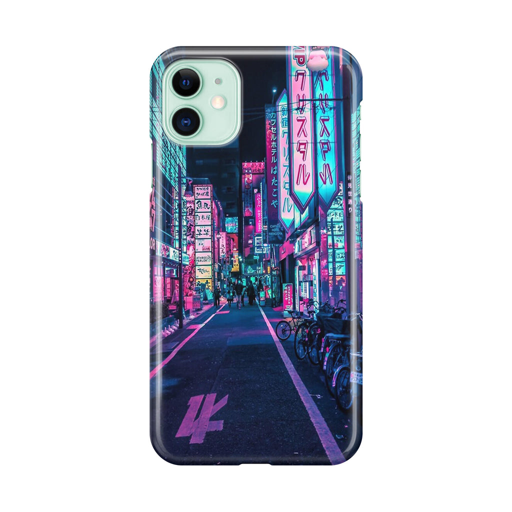 Tokyo Street Wonderful Neon iPhone 11 Case