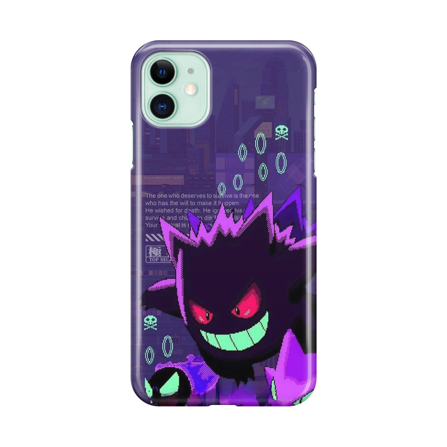 Gengar Pixel Art iPhone 12 Case