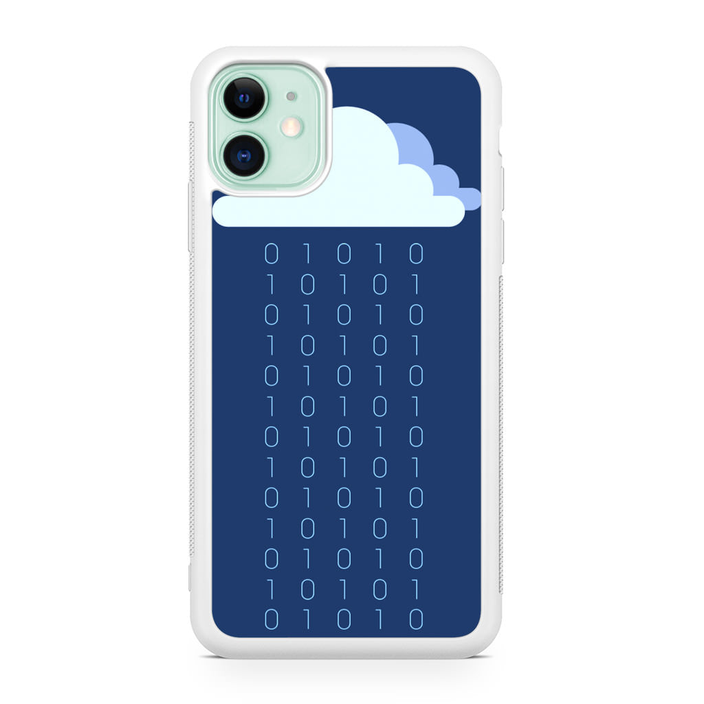 Abstract Binary Minimalist iPhone 11 Case