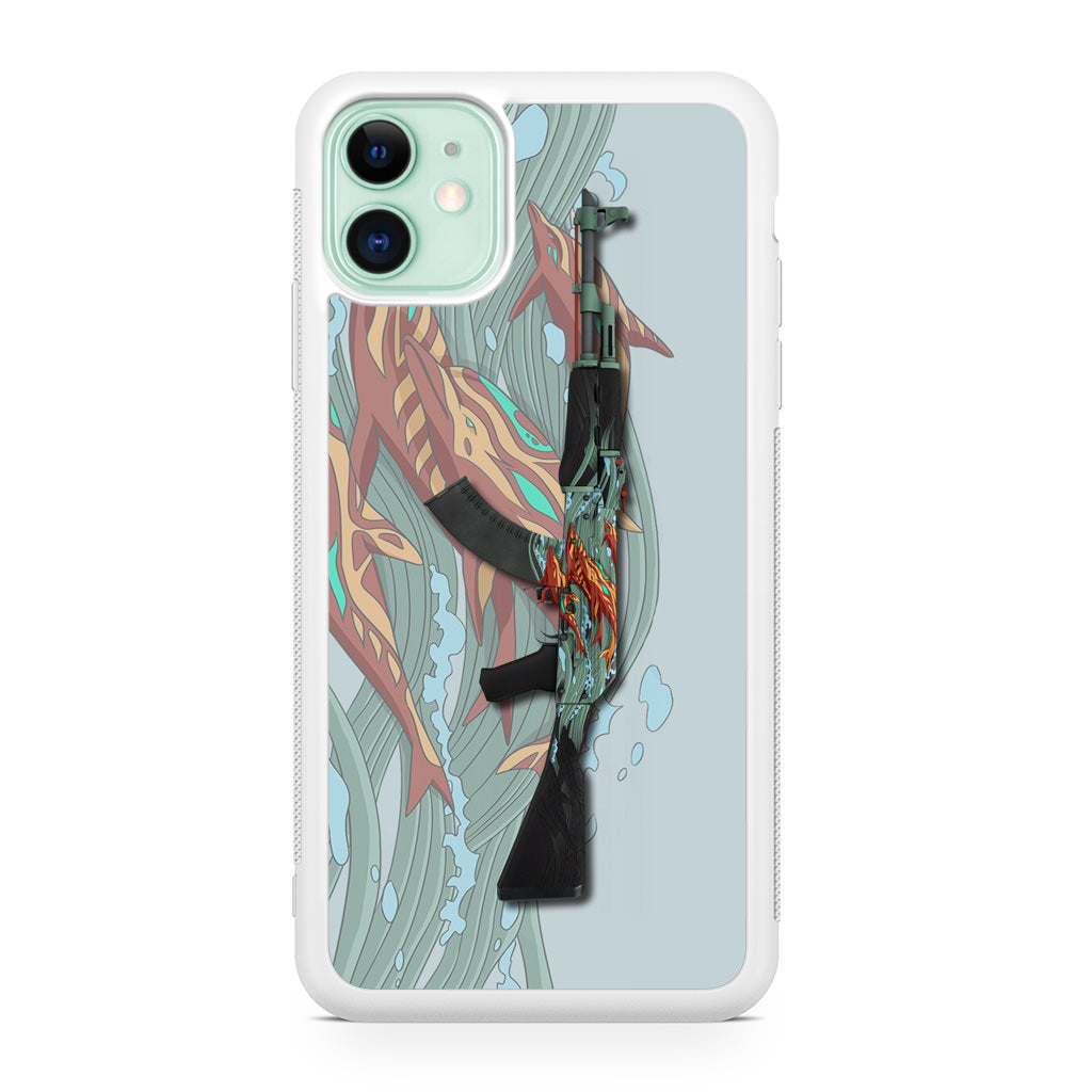 AK-47 Aquamarine Revenge iPhone 11 Case