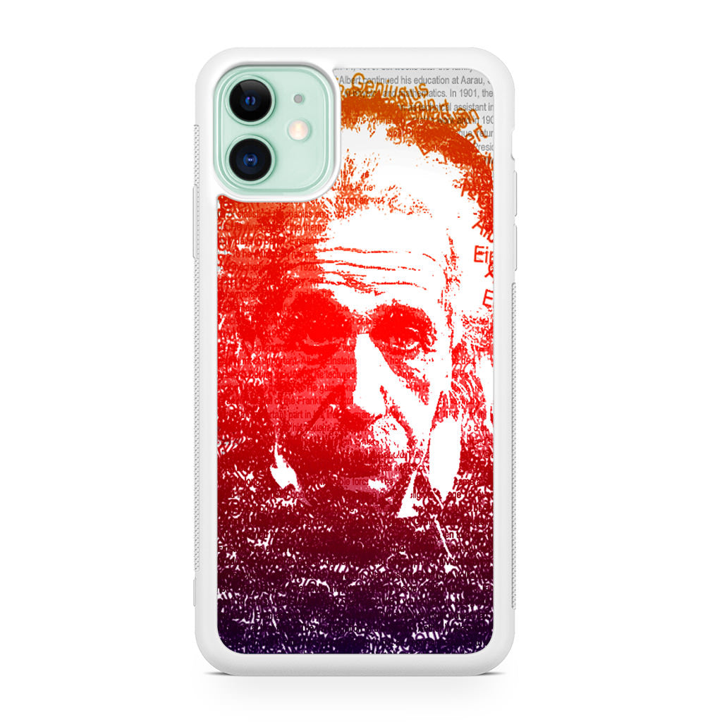Albert Einstein Art iPhone 12 Case