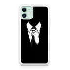 Anonymous Black White Tie iPhone 12 Case