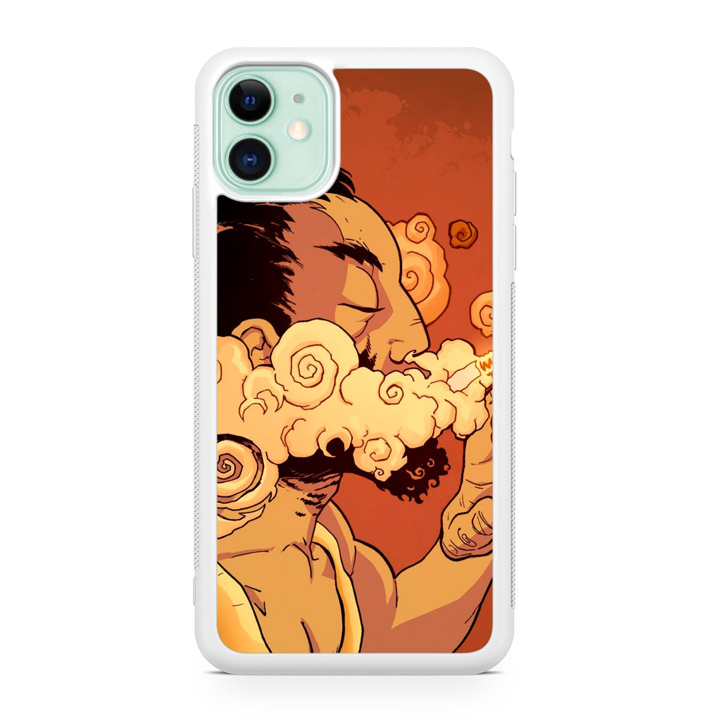 Artistic Psychedelic Smoke iPhone 12 mini Case