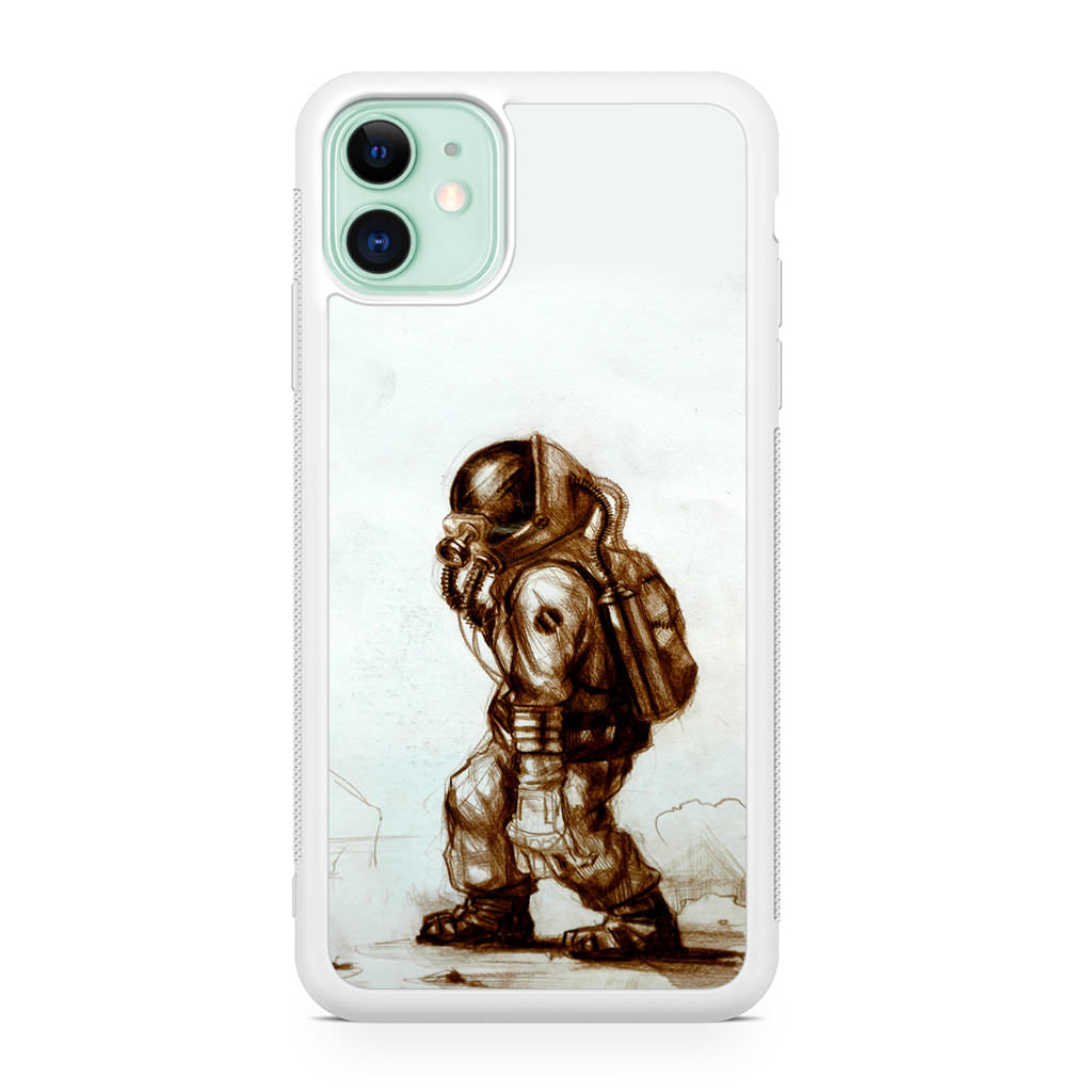 Astronaut Heavy Walk iPhone 11 Case