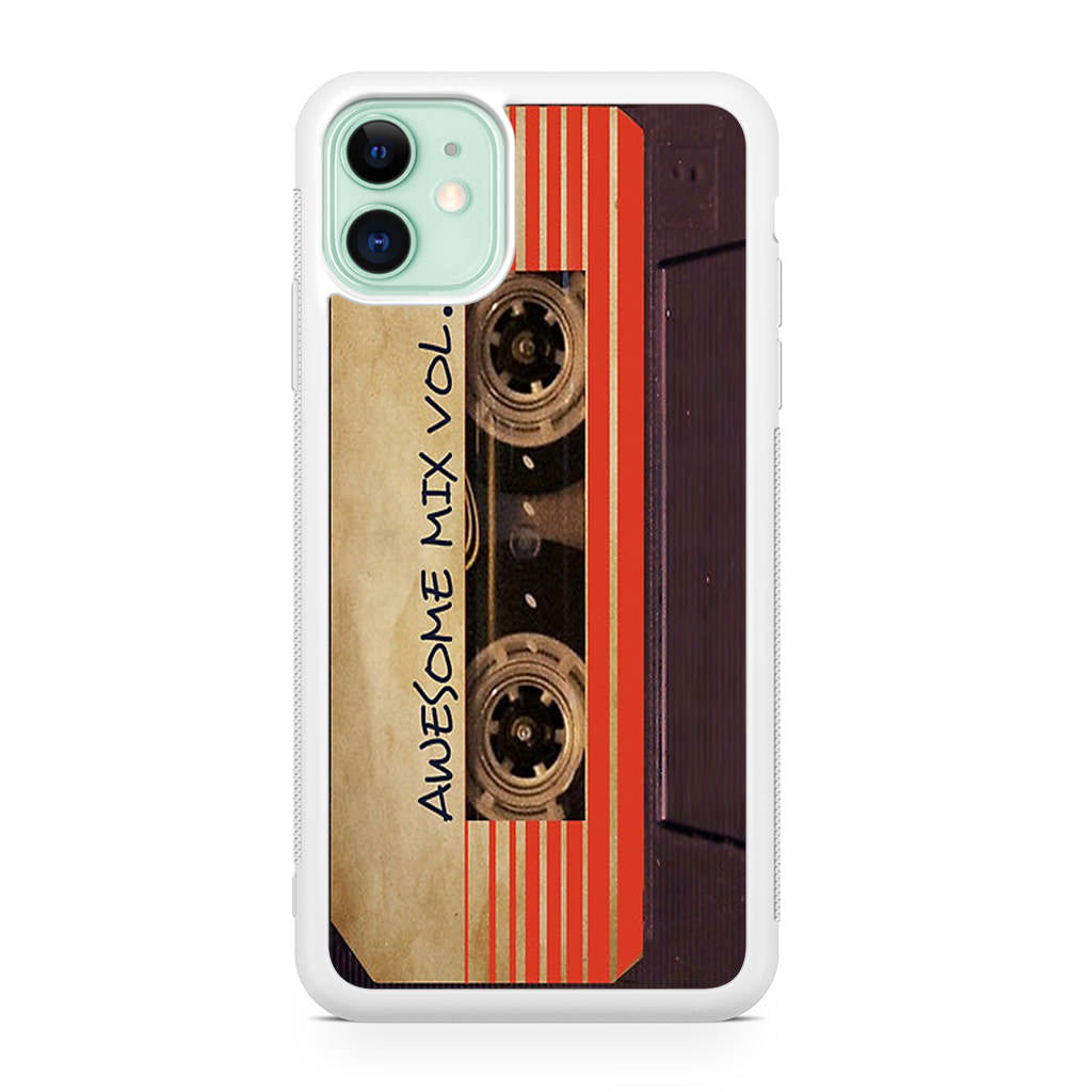 Awesome Mix Vol 1 Cassette iPhone 11 Case