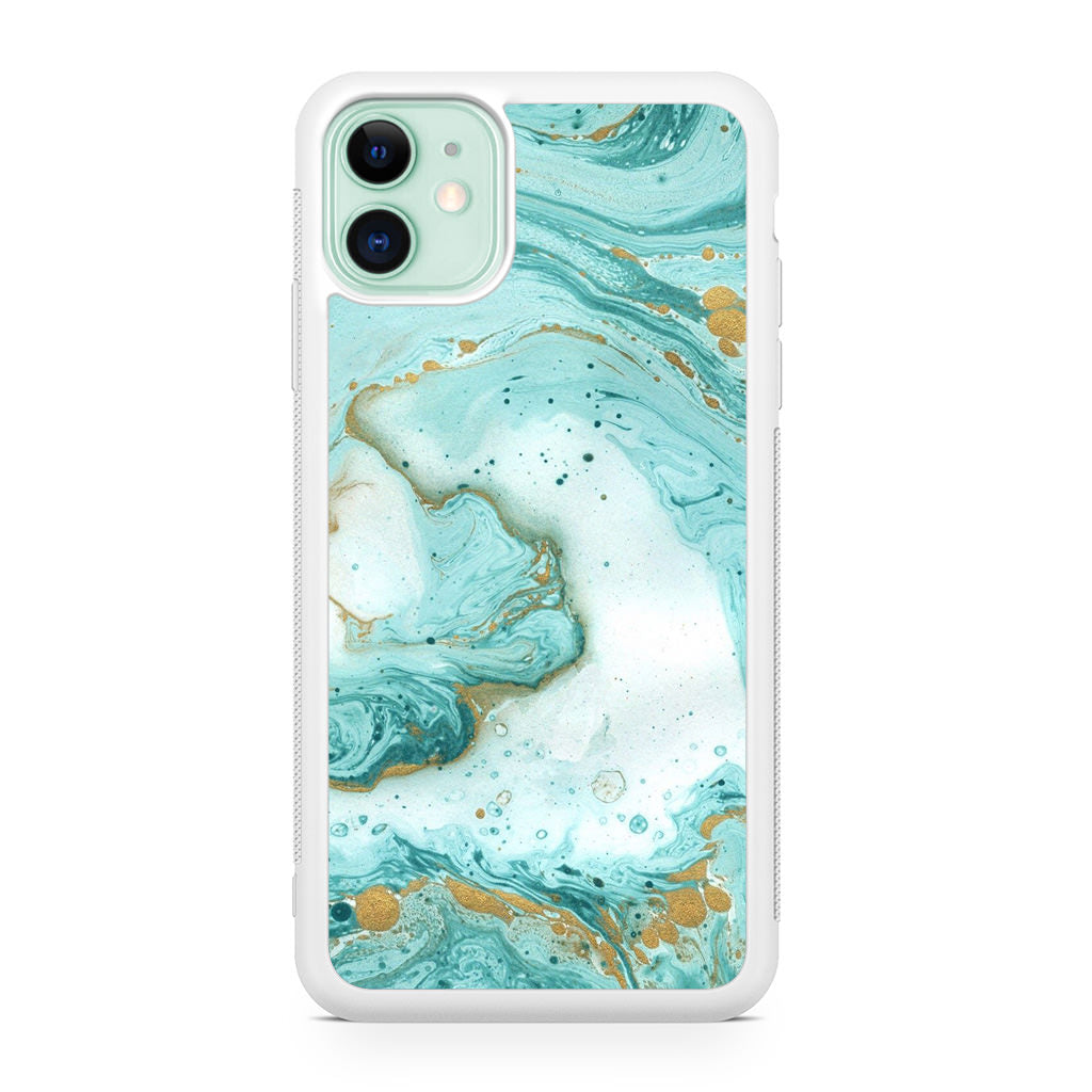 Azure Water Glitter iPhone 12 Case