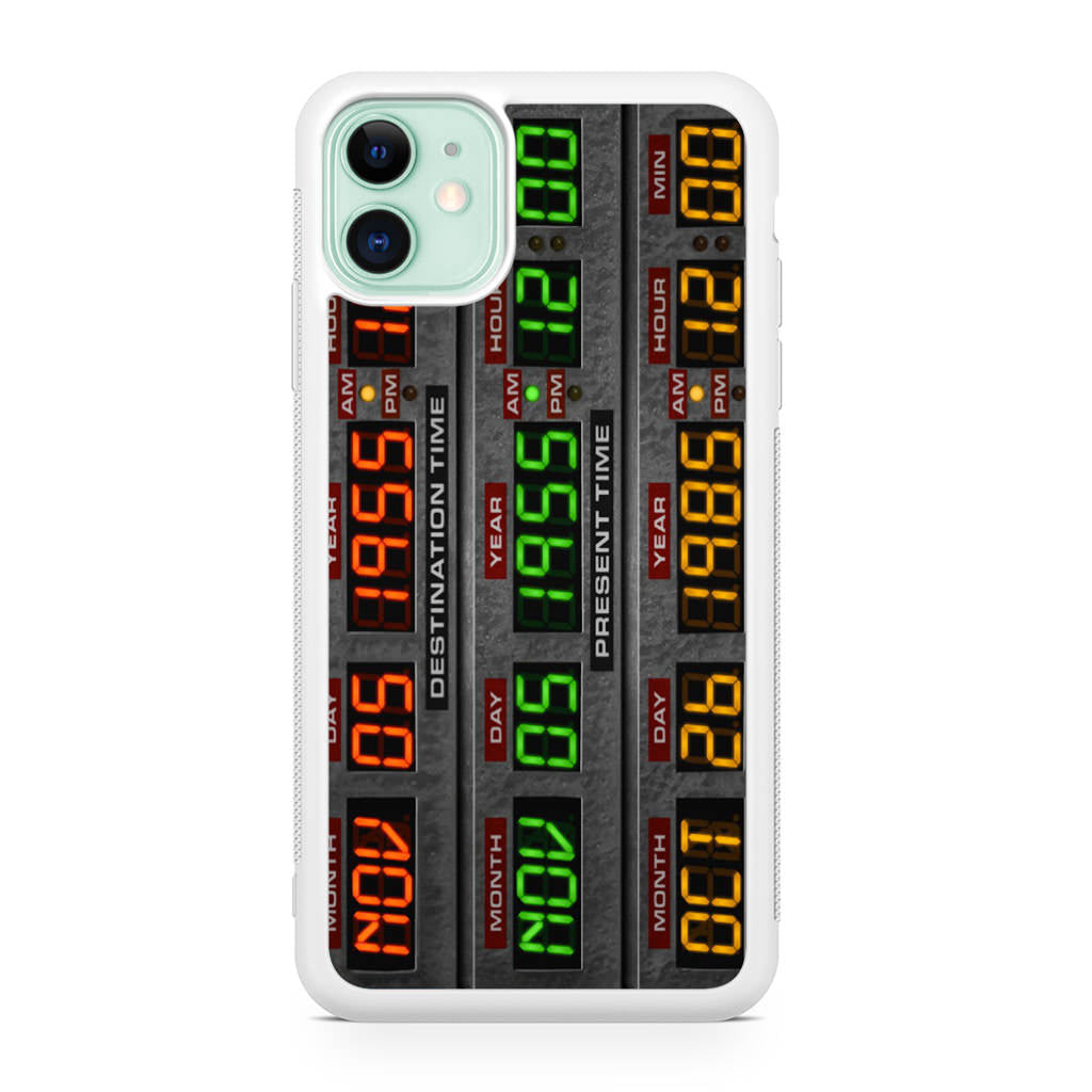 Back To The Future Time Circuits iPhone 11 Case