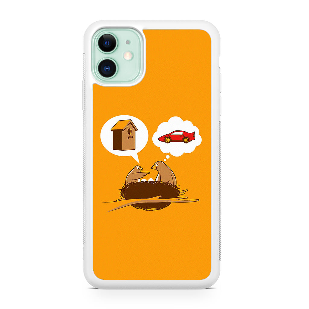 Bird Life Priorities iPhone 11 Case