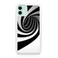 Black and White Twist iPhone 12 Case