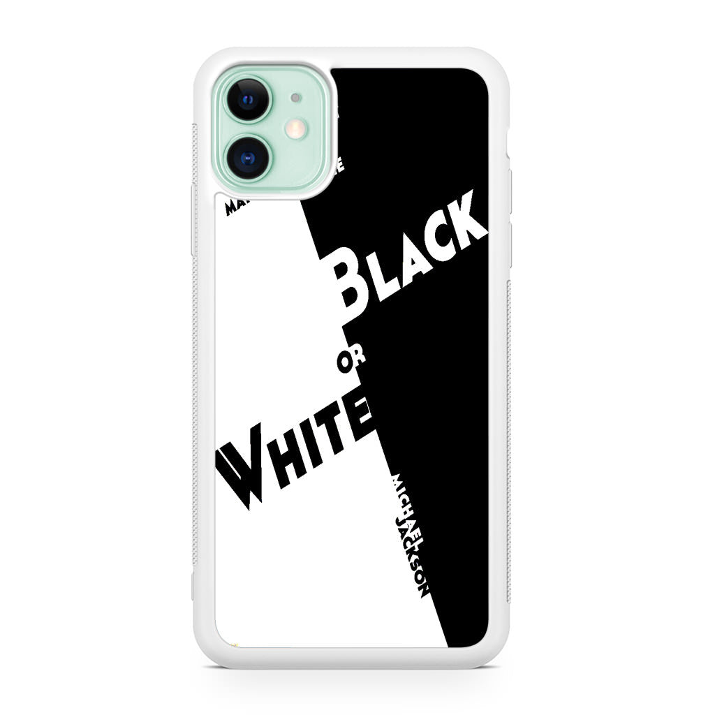 Black Or White Michael Jackson iPhone 11 Case